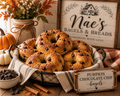Pumpkin Chocolate Chip Bagels
